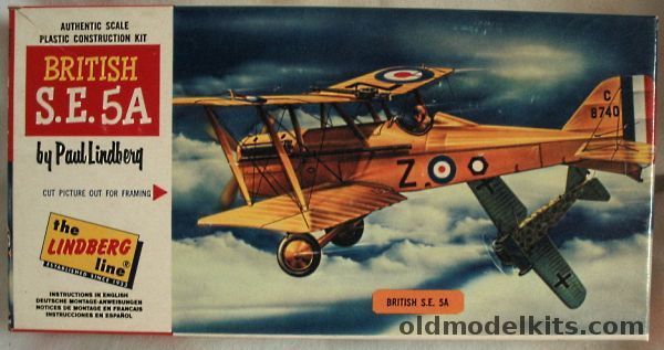 Lindberg 1/48 British SE-5a, 461-50 plastic model kit